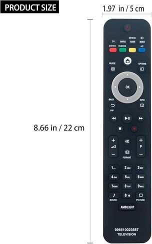 996510023587 جهاز تحكم عن بعد بديل متوافق مع تلفزيون فيليبس 19PFL5404/60 22PFL5614/60 22PFL5604/60 32PFL5404/60 32PFL5404/12 32PFL5604/60 32PFL5614/60 42PFL5614/60 42PFL5604/60 47PFL7404H/12 in Kuwait