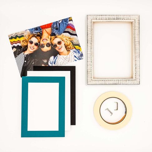 Poster Palooza 22x28 Mat Bevel Cut for 19x25 Photos - Acid Free Teal Blue Precut Matboard - For Pictures, Photos, Framing - 4-ply Thickness in Kuwait