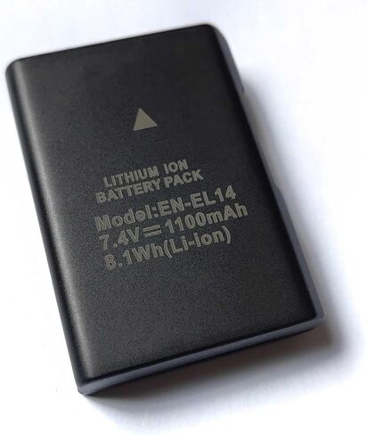 AOLIKES 2X استبدال بطارية لنيكون MH-24 EN-EL14 A D3100 D3200 D3300 D3400 D3500 D5100 D5200 D5300 D5500 D5600 DF Coolpix P7000 P7100 P7700 P7800 كاميرا in Kuwait