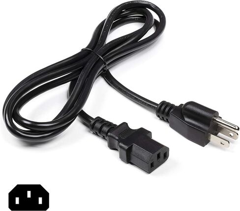 Guy-Tech AC in Power Cord Outlet Socket Cable Plug Lead Compatible with Insignia NS-LBD32X NS-LBD32X-10A TV HDTV Monitor in Kuwait