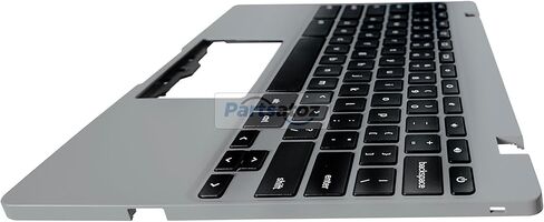 غطاء علوي لجهاز الكمبيوتر المحمول Palmrest مع مجموعة لوحة المفاتيح الأمريكية البديلة لجهاز Samsung Chromebook 4 XE310XBA XE310XBA-K02 BA98-02175A - رمادي in Kuwait