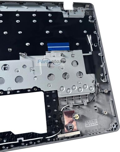 غطاء علوي لجهاز الكمبيوتر المحمول Palmrest مع مجموعة لوحة المفاتيح الأمريكية البديلة لجهاز Samsung Chromebook 4 XE310XBA XE310XBA-K02 BA98-02175A - رمادي in Kuwait