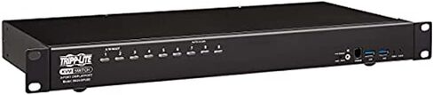 محول TRIPP LITE مزود بـ 8 منافذ فولاذية IP KVM مع شاشة عرض على الشاشة (B022-U08-IP)، أسود in Kuwait