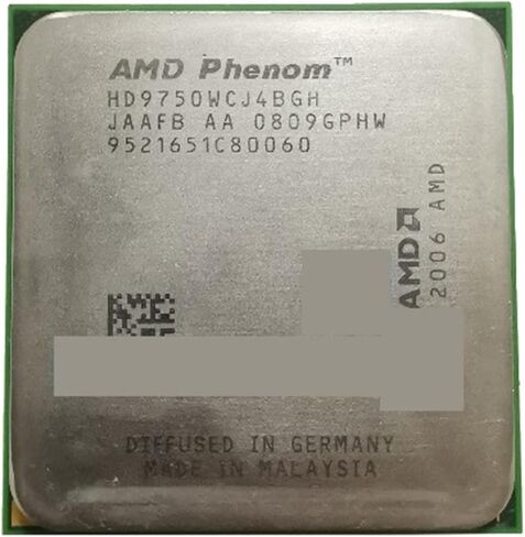 A ph X4 9750 HD9750WCJ4BGH HD975BWCJ4BGH 95W رباعي النواة لسطح المكتب 2.4 جيجا هرتز Soket CPU AM2 +/940pin in Kuwait