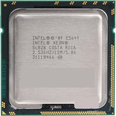 معالج Xeon E5649 CPU 2.53 جيجا هرتز 8 ميجا بايت Enam Inti LGA1366 SLBZ8 معالج مجاني in Kuwait