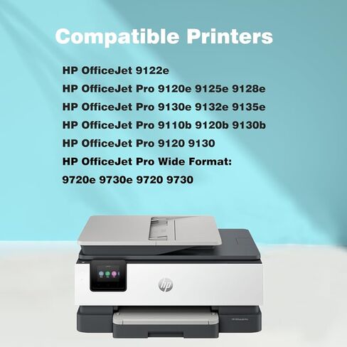 936XL Black Replacement for HP 936 Black Ink Cartridge for HP Printers 9125e 9120e Series, for 936 Series HP936 936e Black Ink, Work for OfficeJet Pro 9130e 9135e 9730e 9120 9130 (1 * 936 e BK) in Kuwait
