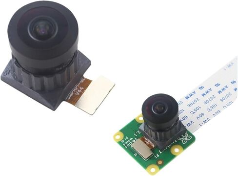 HD 8MP Pi Camera Module 160° FOV IMX219 Sensor for 4B 3B+ 3 V2 3280x2464 Resolution in Kuwait