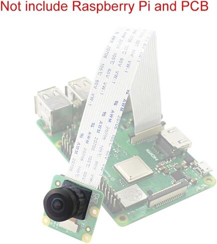 HD 8MP Pi Camera Module 160° FOV IMX219 Sensor for 4B 3B+ 3 V2 3280x2464 Resolution in Kuwait