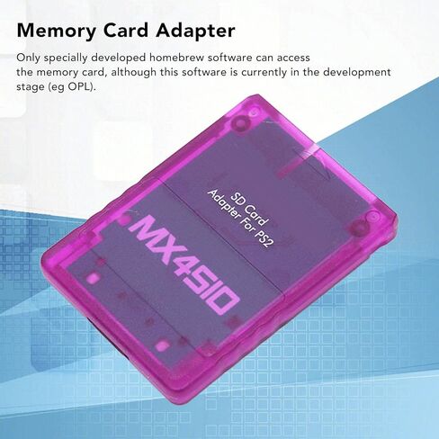 MX4SIO SIO2SD TF Card Reader Adapter for Memory Card, TF Adapter, Memory Card Adapter, Hand Made Stable Replacement Memory Card Reader for (Transparent) in Kuwait