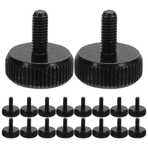 Kisangel 50pcs M3 Knurled Thumb Screws Hand-Twisted Computer Case Screws Replacement Accessories for Desktop PC Tower Repair and Assembly in Kuwait