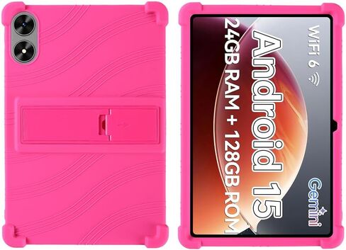 حافظة سيليكون لجهاز SHARECLOUD P10_T Android 16 Tablet 10.1 بوصة، غطاء حامل ناعم قابل للتعديل لجهاز Frameflow P10_A Tablet 10.1 بوصة، Android 15 (أسود) in Kuwait