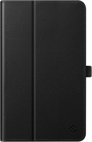 حافظة Fintie Folio لهاتف Samsung Galaxy Tab A 8.0 2019 بدون طراز S Pen (SM-T290 Wi-Fi، SM-T295 LTE)، [حماية الزوايا] غطاء حامل من الجلد النباتي الفاخر، أسود in Kuwait