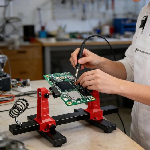Pc Motherboard Holder | Adjustable Mobile Phone Repair Fixed Tool,Professional Circuit Board Repair Fixture | for Ic Repairing Men Women Home Wire Welding in Kuwait