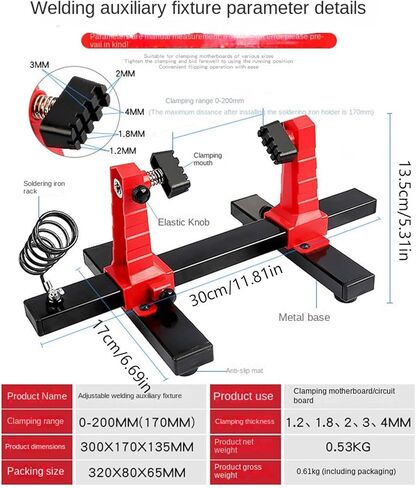 Pc Motherboard Holder | Adjustable Mobile Phone Repair Fixed Tool,Professional Circuit Board Repair Fixture | for Ic Repairing Men Women Home Wire Welding in Kuwait