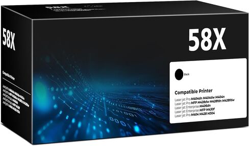 58A CF258A Toner Cartridges Black (2 pack) Laser Jet M428fdw M404dn Compatible with HP 58A 58X Toner Cartridges for Laser Jet Enterprise M428fdw M428dw M428fdn M404dn M404dw M404n MFP M304 M406dn M430 in Kuwait