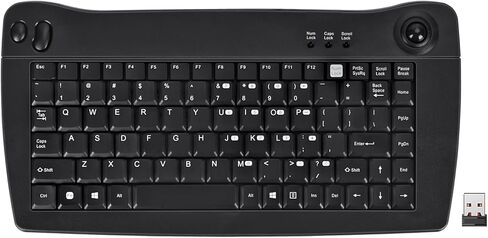MCSaite MC-8040RF 2.4G لوحة مفاتيح صغيرة لاسلكية وبلوتوث مع عجلة تمرير ماوس مدمجة متعددة الأجهزة للتلفزيون الذكي، صندوق التلفزيون، الكمبيوتر المتصل بالتلفزيون، ماك، HTPC in Kuwait
