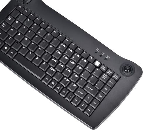 MCSaite MC-8040RF 2.4G لوحة مفاتيح صغيرة لاسلكية وبلوتوث مع عجلة تمرير ماوس مدمجة متعددة الأجهزة للتلفزيون الذكي، صندوق التلفزيون، الكمبيوتر المتصل بالتلفزيون، ماك، HTPC in Kuwait