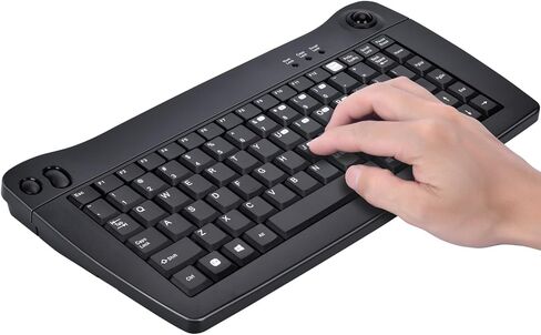 MCSaite MC-8040RF 2.4G لوحة مفاتيح صغيرة لاسلكية وبلوتوث مع عجلة تمرير ماوس مدمجة متعددة الأجهزة للتلفزيون الذكي، صندوق التلفزيون، الكمبيوتر المتصل بالتلفزيون، ماك، HTPC in Kuwait