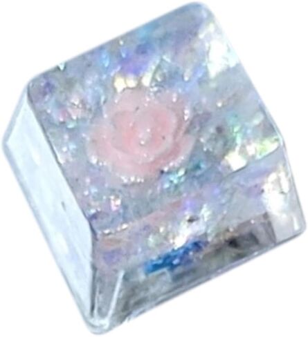 الراتنج الأزهار Keycap OEM ارتفاع ارتفاع شفاف الايبوكسي زهرة Keycap لاستبدال Keycap لوحة المفاتيح الميكانيكية in Kuwait