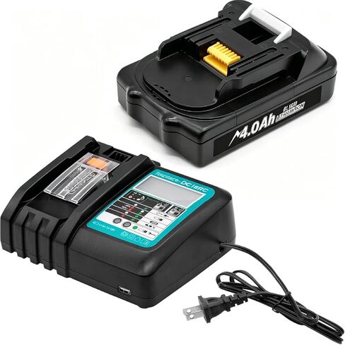 Bonadget 1Pack 3.5Ah 18V Replacement Battery for Makita and 14.4V-18V Battery Charger Combo for Makita LXT 18Volt Battery and Charger BL1860 BL1830 BL1850 BL1815N BL1840 BL1830B BL1860B Tools Battery in Saudi Arabia