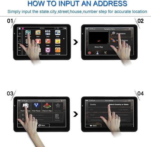 Truck GPS Navigation 9" for Truck & RV Drivers – Custom Routing by Size & Weight, Free Lifetime Map Updates, Voice Directions, Speed Alerts, Lane Assist, Offline GPS System in Saudi Arabia