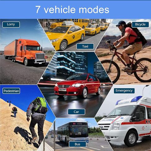 Truck GPS Navigation 9" for Truck & RV Drivers – Custom Routing by Size & Weight, Free Lifetime Map Updates, Voice Directions, Speed Alerts, Lane Assist, Offline GPS System in Saudi Arabia