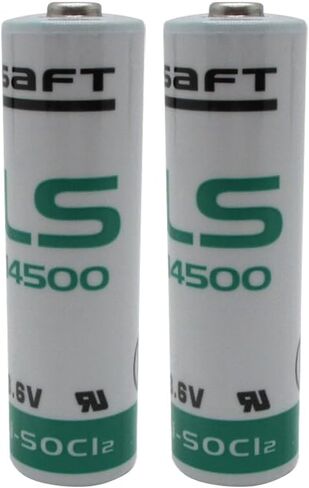 My Battery Supplier Replacement for SAFT AA 3.6V 2400MAH LS14500 Lithium Batteries x 2 Non Rechargeable in Kuwait