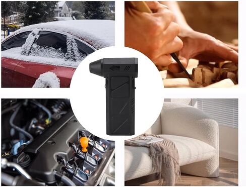 100000RPM Electric Air Duster, Brushless Cordless Rechargeable Air Blower with Digital Display 4 Speed Adjustments and LED Light, for Dust Removal in Kuwait