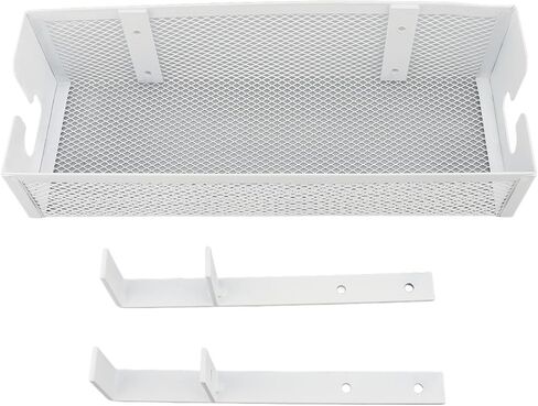 Aramox Under Desk Cable Management Tray, Carbon Steel Mesh Organizer, Easy Installation for Efficient Office and Home Cord Management in Kuwait