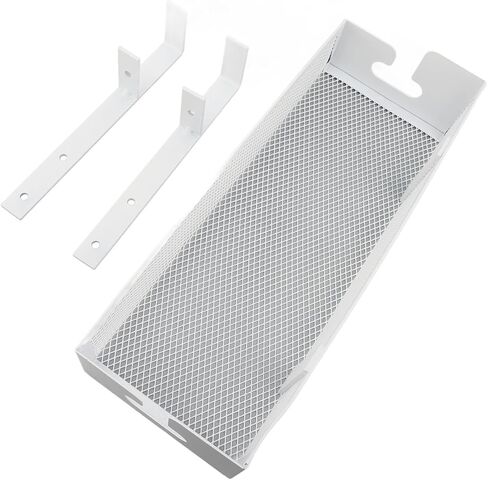 Aramox Under Desk Cable Management Tray, Carbon Steel Mesh Organizer, Easy Installation for Efficient Office and Home Cord Management in Kuwait
