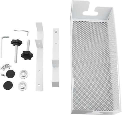 Aramox Under Desk Cable Management Tray, Carbon Steel Mesh Organizer, Easy Installation for Efficient Office and Home Cord Management in Kuwait