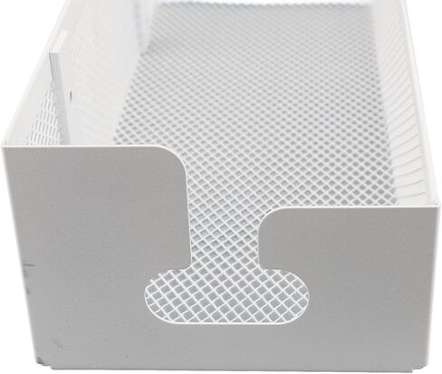 Aramox Under Desk Cable Management Tray, Carbon Steel Mesh Organizer, Easy Installation for Efficient Office and Home Cord Management in Kuwait