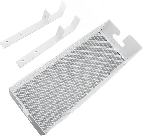 Aramox Under Desk Cable Management Tray, Carbon Steel Mesh Organizer, Easy Installation for Efficient Office and Home Cord Management in Kuwait