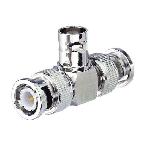 Eighwood 2pcs BNC Tee Adapter BNC Female to Dual Male 3 Way Video Splitter Connector for CCTV Cameras in Kuwait