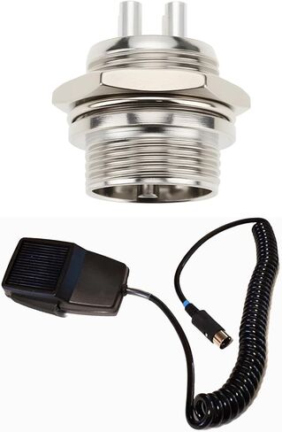 4Pcs Male CB Radio HAM Systems 4-Pin Microphone Plug Connectors Mic Replacement Adapter Compatible with Cobra Midland in Kuwait
