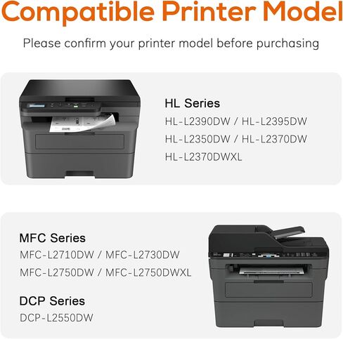 TN760 Toner Cartridge and DR730 Drum Unit Compatible with Brother TN730 TN-730 DR730 DR 730 Work with DCP-L2550DW HL-L2350DW HL-L2390DW MFC-L2710DW MFC-L2750DW(2 Toners, 1 Drum, 3 Pack) in Kuwait