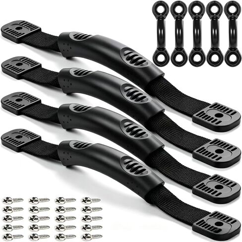 2pcs قوارب الزوارق الزورق ، مقابض كاياك على جانب القوارب ، مقابض بارك بارك - 5pcs بوس براغي 10 أجهزة كمبيوتر للقوارب قوارب زوارق زخرفة مجموعة in Kuwait