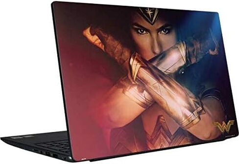 Skinit Decal Laptop Skin Compatible with Dell Vostro 15 5590 - Officially Licensed Warner Bros Wonder Woman Amazon Princess Design in Kuwait