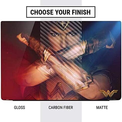 Skinit Decal Laptop Skin Compatible with Dell Vostro 15 5590 - Officially Licensed Warner Bros Wonder Woman Amazon Princess Design in Kuwait