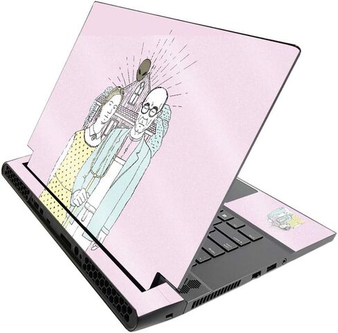 غلاف MightySkins اللامع لجهاز Alienware M15 R3 (2020) وM15 R4 (2021) - موسيقى البوب ​​القوطية الأمريكية | لمسة نهائية لامعة متينة شديدة اللمعان | سهل التطبيق وتغيير النمط | صنع في الولايات المتحدة الأمريكية in Kuwait
