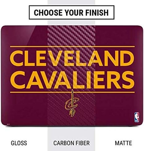 Skinit Decal Laptop Skin Compatible with MacBook Air 13in (2020) - Officially Licensed NBA Cleveland Cavaliers Standard - Maroon Design in Kuwait