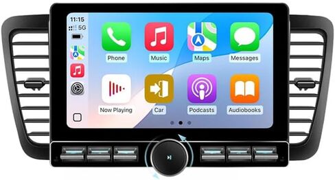 8 Core 4+64GB for Subaru Legacy Outback Radio 2004-2009 Android 15 Car Stereo 10.8" Touchscreen Wireless Carplay Android Auto DSP Bluetooth GPS Navigation FM with Free Reverse Camera in Kuwait