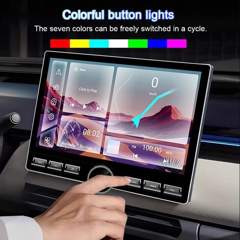 8 Core 4+64GB for Subaru Legacy Outback Radio 2004-2009 Android 15 Car Stereo 10.8" Touchscreen Wireless Carplay Android Auto DSP Bluetooth GPS Navigation FM with Free Reverse Camera in Kuwait