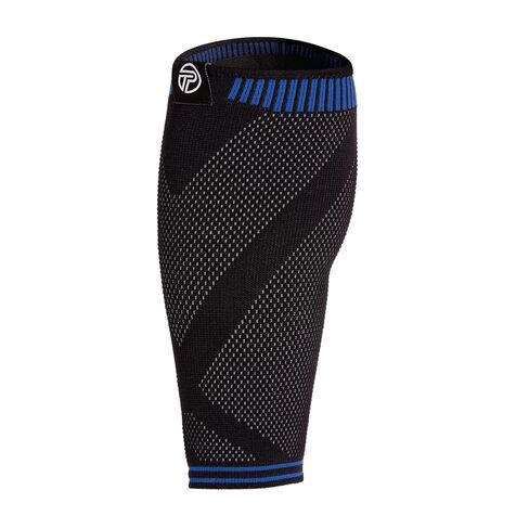 Pro-Tec Athletics 3D Flat Premium Calf Sleeve, Black/Blue, Medium in Saudi Arabia