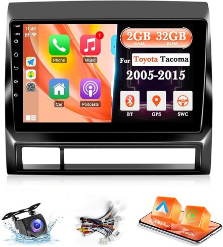 Leadfan Car Stereo Radio for Toyota Tacoma 2005-2015(J.B.L Version)Wireless CarPlay Android Auto, 9 Inch IPS Touch Screen Car Play Radio Bluetooth GPS Multimedia Player with Backup Camera WiFi SWC FM in Saudi Arabia