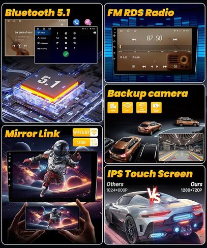 Leadfan Car Stereo Radio for Toyota Tacoma 2005-2015(J.B.L Version)Wireless CarPlay Android Auto, 9 Inch IPS Touch Screen Car Play Radio Bluetooth GPS Multimedia Player with Backup Camera WiFi SWC FM in Saudi Arabia