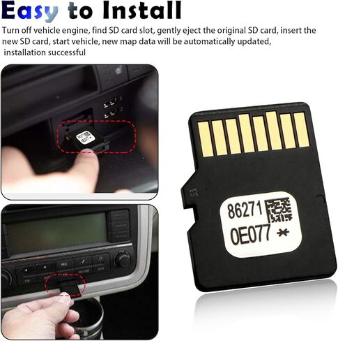 2025 Compatible with Toyota Navigation SD Card Update,OEM 86271-0E077 Navigation SD Card Compatible with Toyota 4Runner Corolla Camry,Car GPS & Map Navigations Car Accessories in Kuwait