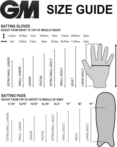 Gunn & Moore GM Aion Cricket Premium Batting Gloves - اللون الأزرق الأبيض ، متاح لمقاتلي اليد اليمنى واليسرى في البالغين والشباب والحجم المبتدئ in Saudi Arabia