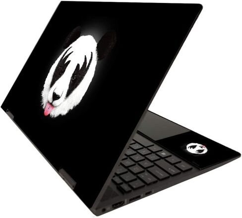 MightySkins Skin لجهاز HP Envy x360 15 "(2020) - Rock N Roll Panda | غطاء ملتف من الفينيل واقٍ ومتين وفريد ​​من نوعه | سهل التطبيق والإزالة وتغيير الأنماط | صنع في الولايات المتحدة الأمريكية in Kuwait