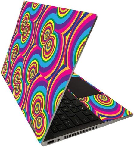 MightySkins Skin for HP Pavilion x360 14" (2020) - Groovy 60s | Protective, Durable, and Unique Vinyl Decal wrap Cover | Easy to Apply, Remove, and Change Styles | Made in The USA in Kuwait